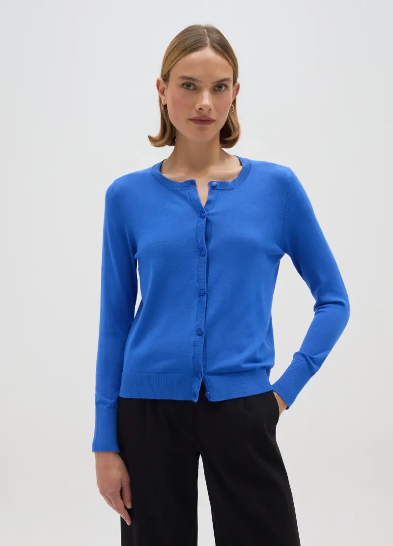 OVS HOUSEBRAND Cardigan Donna Blu 2825907 miniatura 2