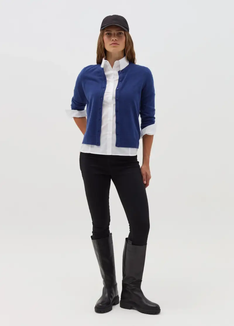 OVS HOUSEBRAND Cardigan Donna Blu 2736231 miniatura 2