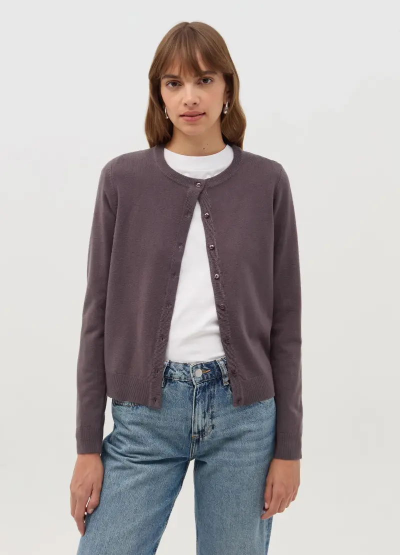 OVS HOUSEBRAND Cardigan Donna Grigio 2735920 miniatura 2