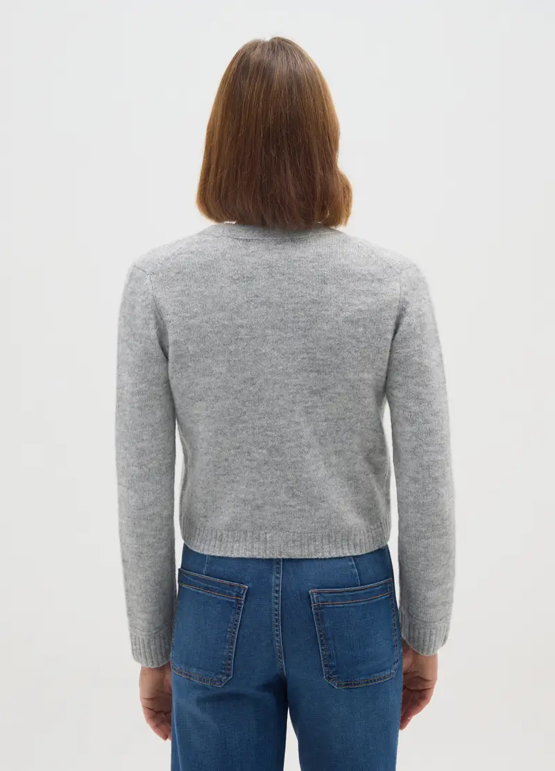 OVS HOUSEBRAND Cardigan Donna Grigio 2827970 miniatura 3