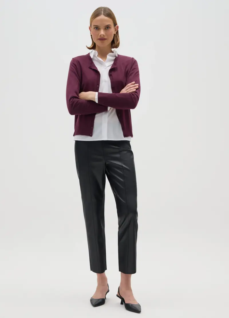 OVS HOUSEBRAND Cardigan Donna Viola 2825913 miniatura 2