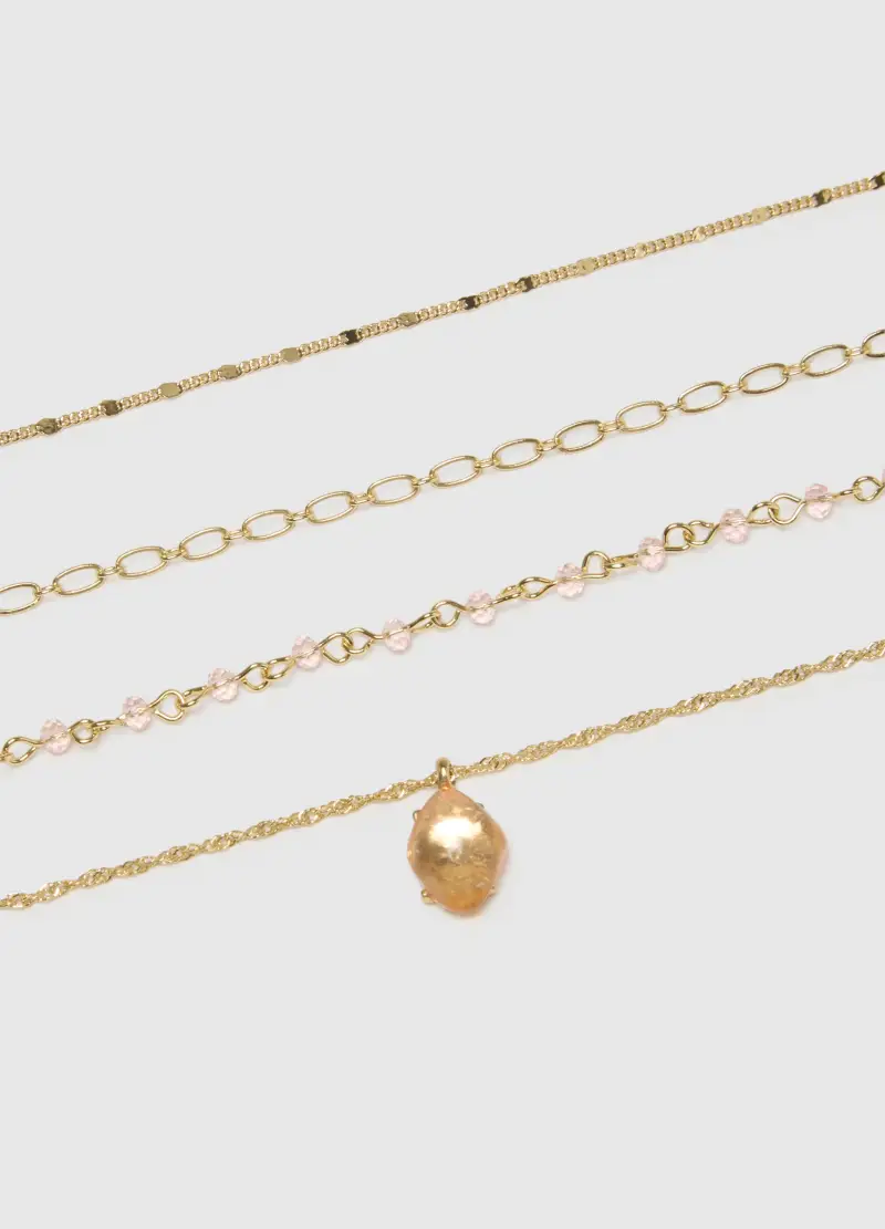 OVS, Collana Dorata In Acciaio, Donna, Oro miniatura 2