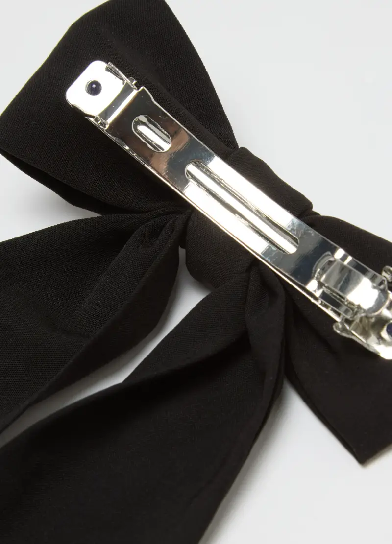 OVS, Fiocco Nero Per Capelli, Donna, Nero miniatura 3