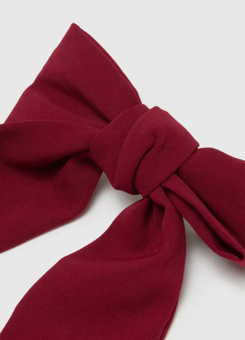 OVS, Fiocco Rosso Ornamentale Per Capelli, Donna, Rosso miniatura 2