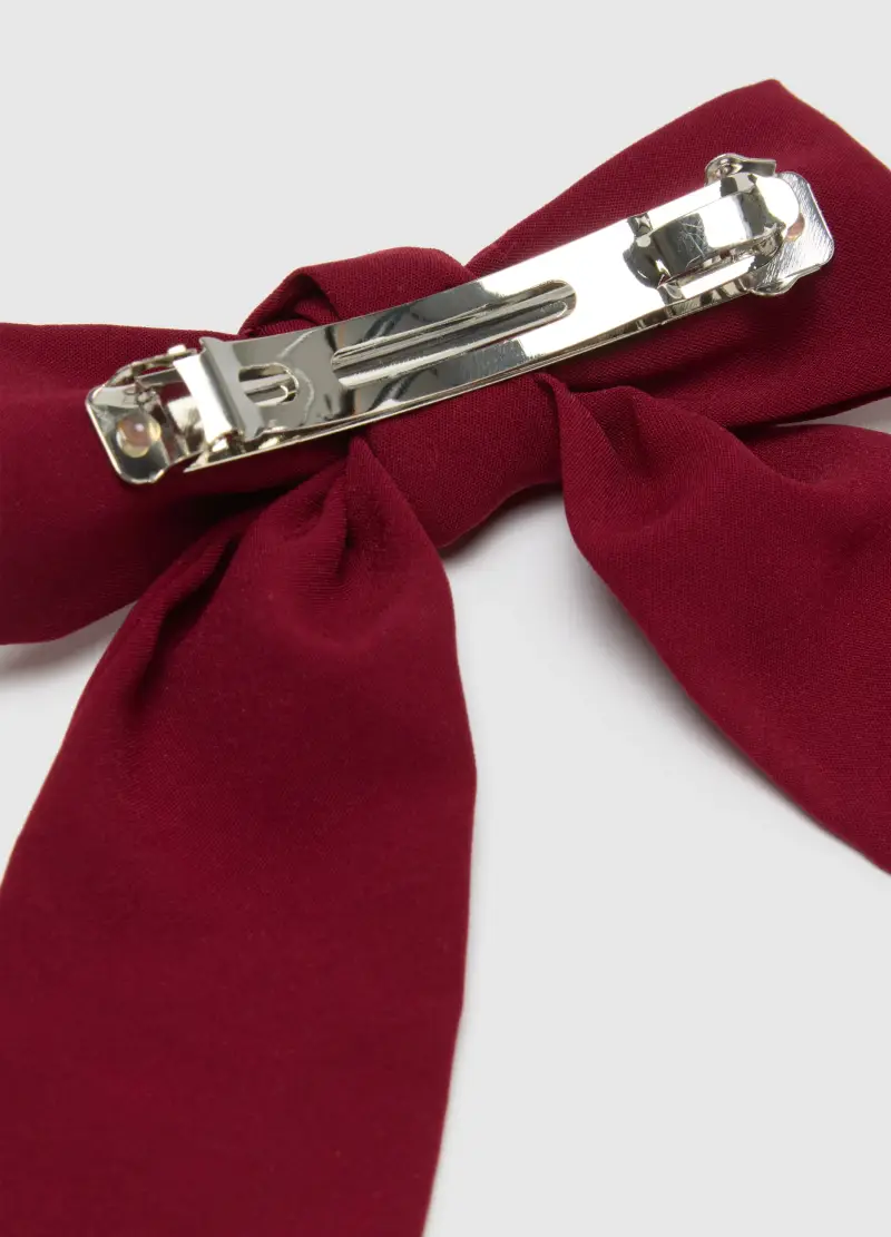 OVS, Fiocco Rosso Ornamentale Per Capelli, Donna, Rosso miniatura 3