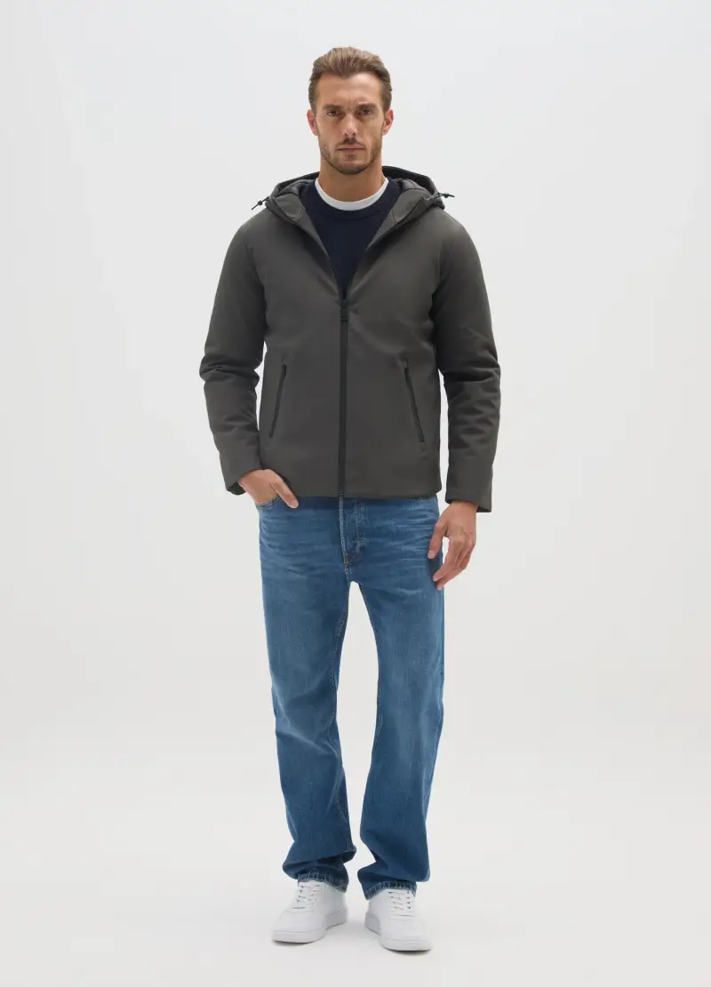 OVS, Giacca In Tessuto Elasticizzato Verde Regular Fit, Uomo, Verde miniatura 2