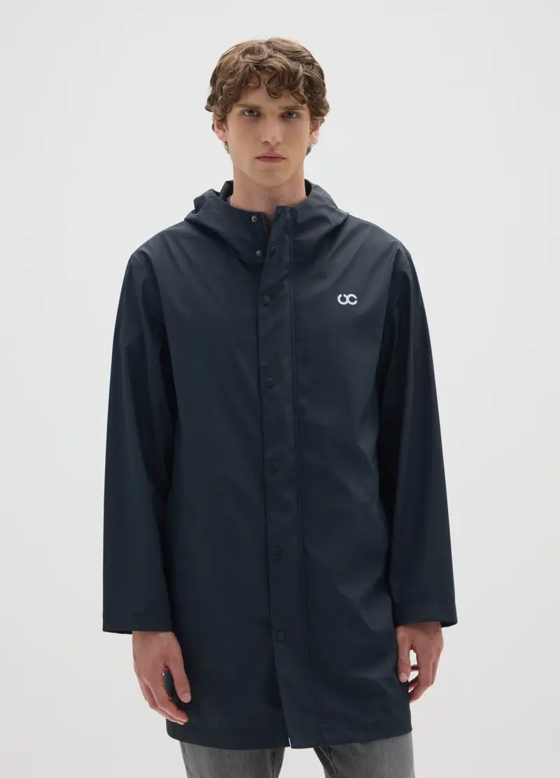 OVS, Giacca Leggera Impermeabile Blu Regular Fit, Uomo, Blu miniatura 2