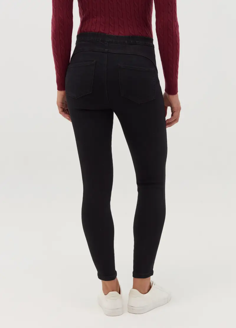OVS HOUSEBRAND Jeggings Donna Nero 2612801 miniatura 3