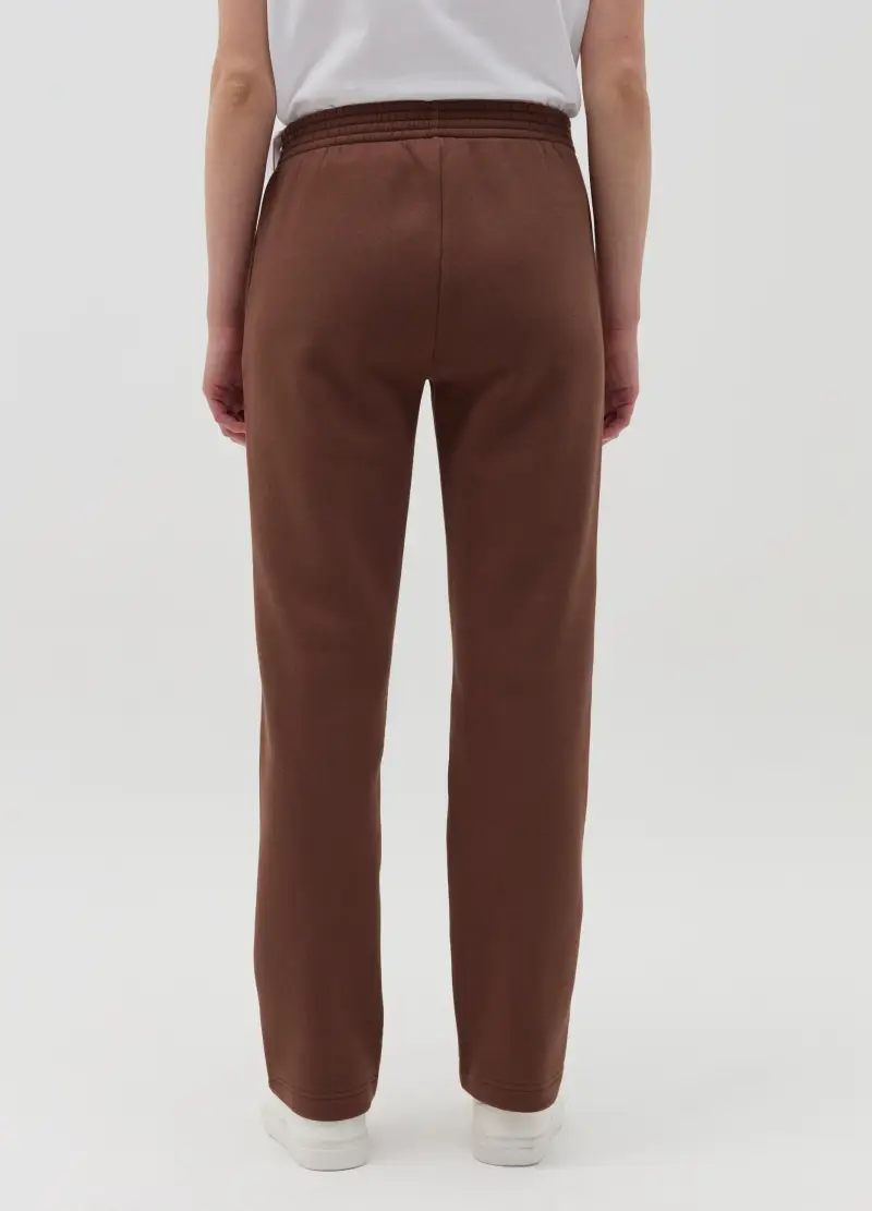 OVS, Joggers Essential Straight Fit, Donna, Marrone miniatura 3