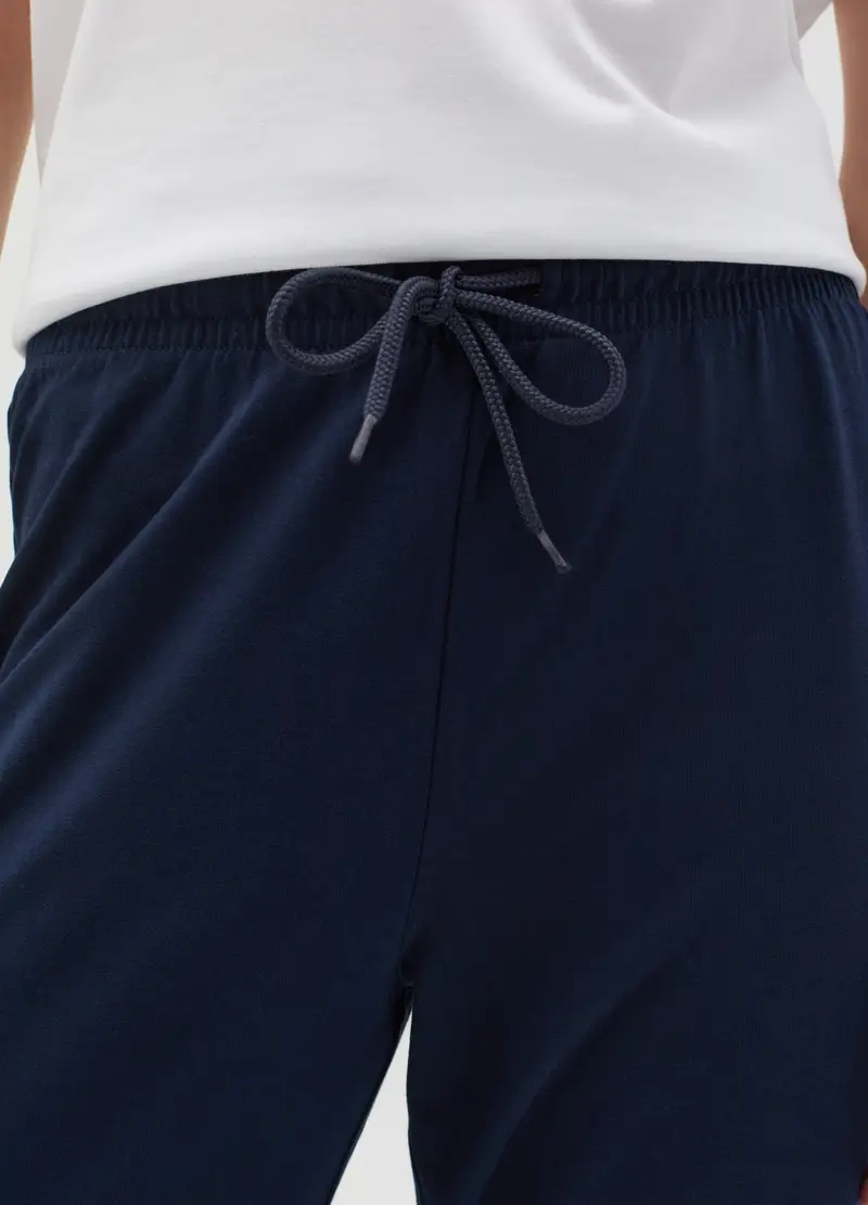 OVS, Joggers In Felpa Con Coulisse, Donna, Blu miniatura 3