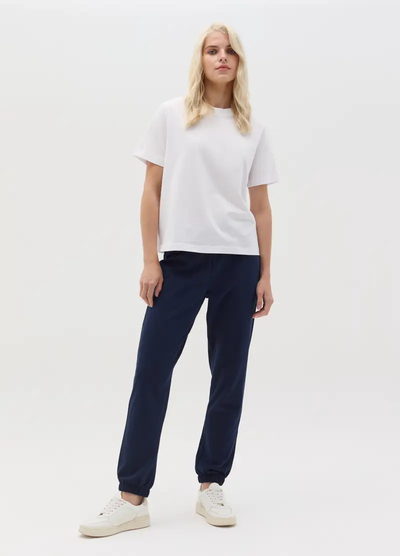 OVS , Joggers In Felpa Con Coulisse, Donna, Blu