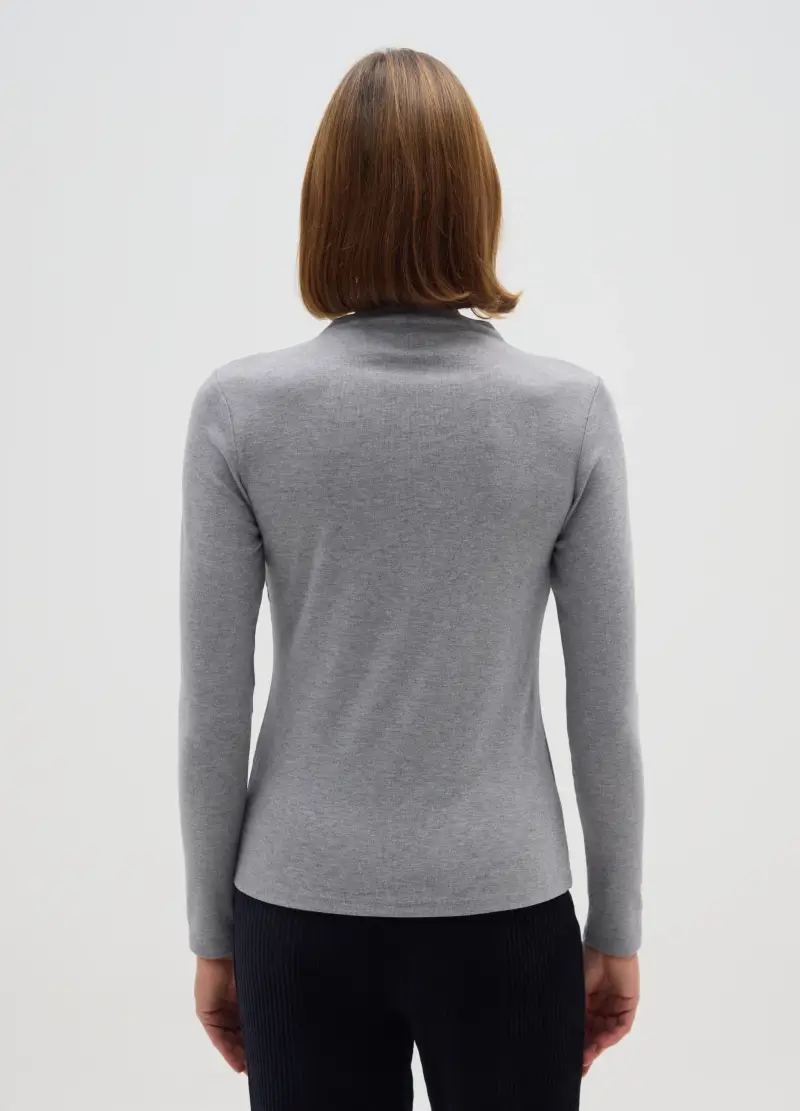 OVS, Maglia A Maniche Lunghe Grigia Regular Fit, Donna, Grigio miniatura 3