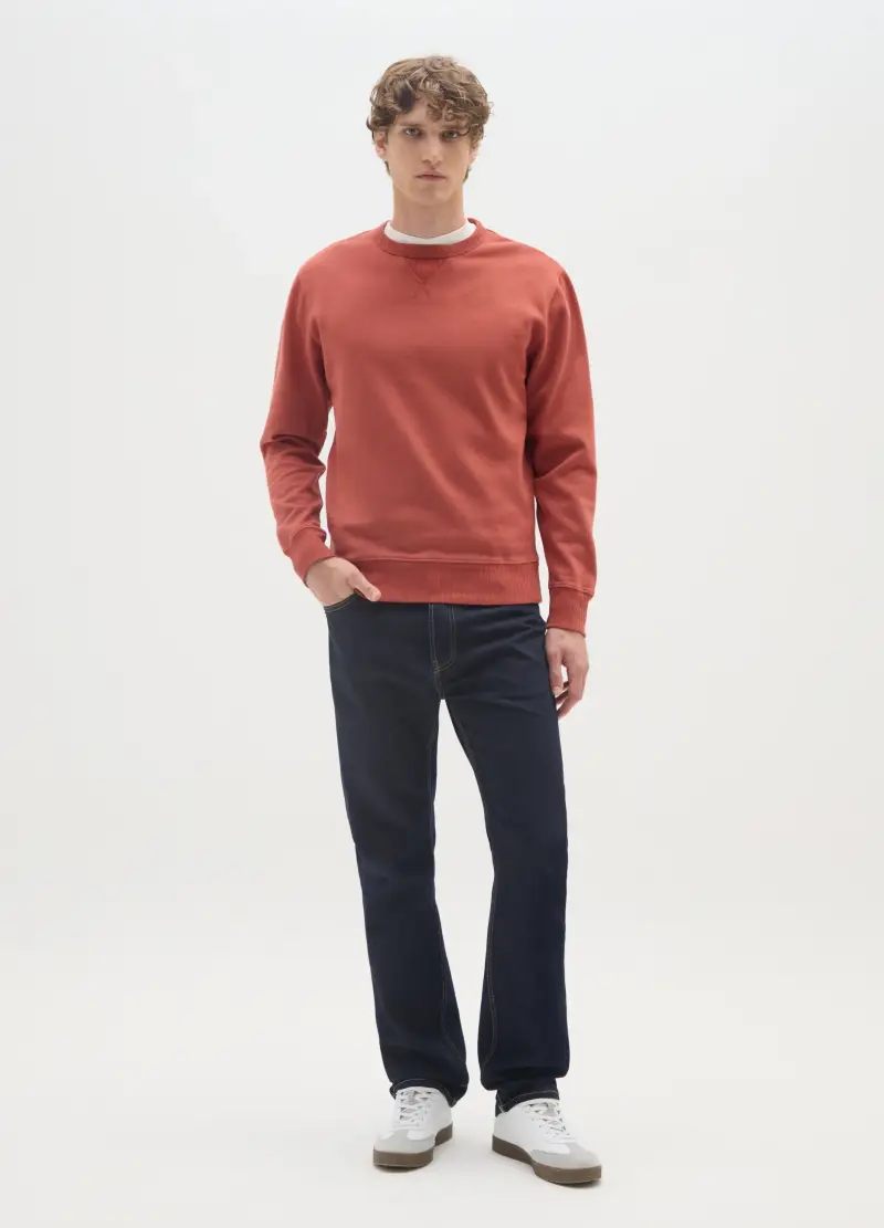 OVS , Maglia In Puro Cotone Rossa Regular Fit, Uomo, Rosso