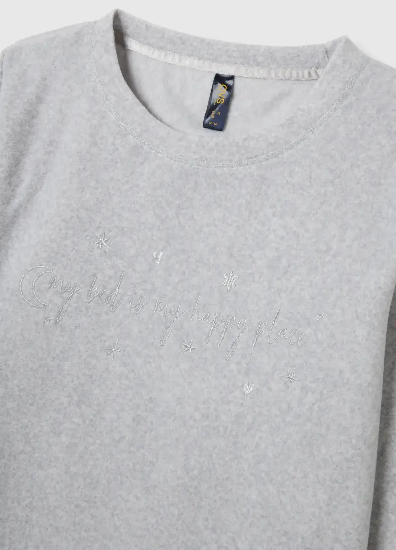 OVS, Maglia Pigiama Grigia Regular Fit, Donna, Grigio miniatura 2