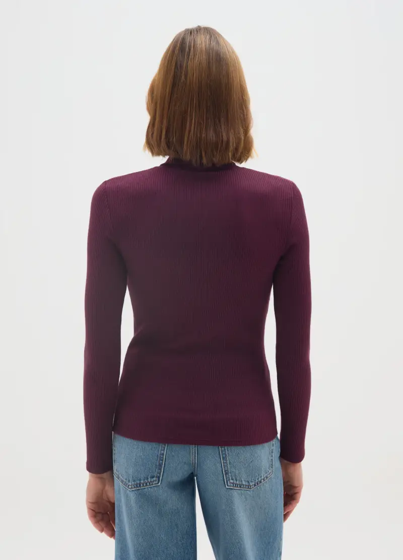 OVS, Maglia Viola Regular Fit, Donna, Viola miniatura 3