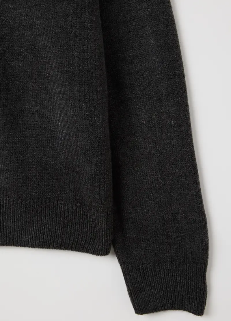 OVS, Maglione Con Girocollo Grigio Regular Fit, Uomo, Grigio miniatura 2