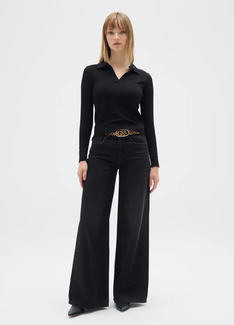 OVS , Maglione Nero Regular Fit, Donna, Nero