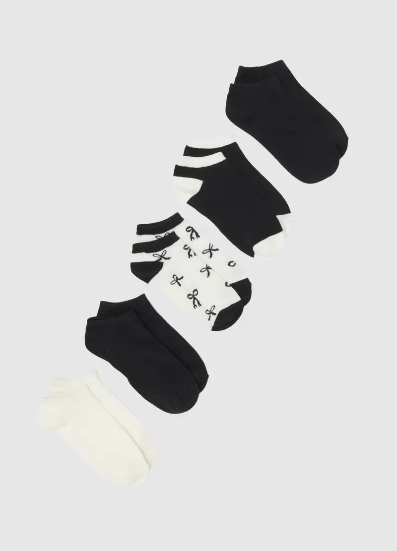 OVS , Multipack Calzini In Cotone Multicolor Elasticizzati, Donna, Multicolor