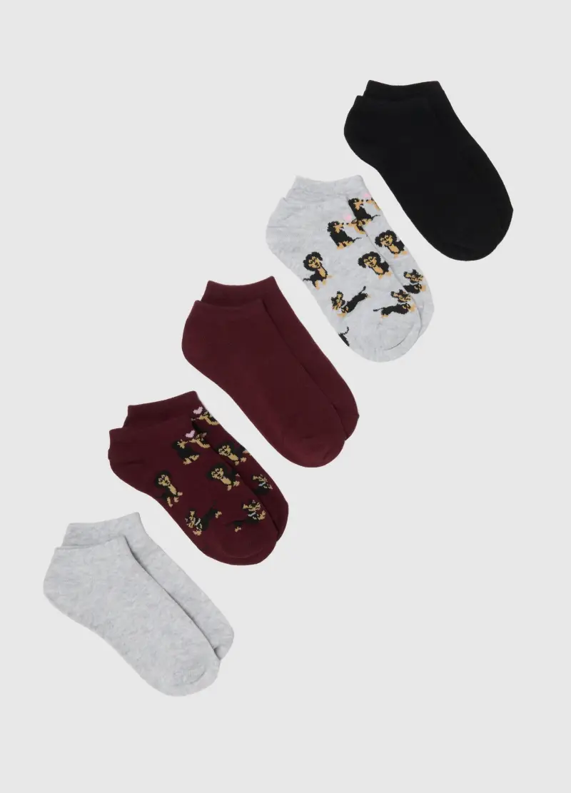 OVS , Multipack Calzini In Cotone Multicolor Elasticizzati, Donna, Multicolor