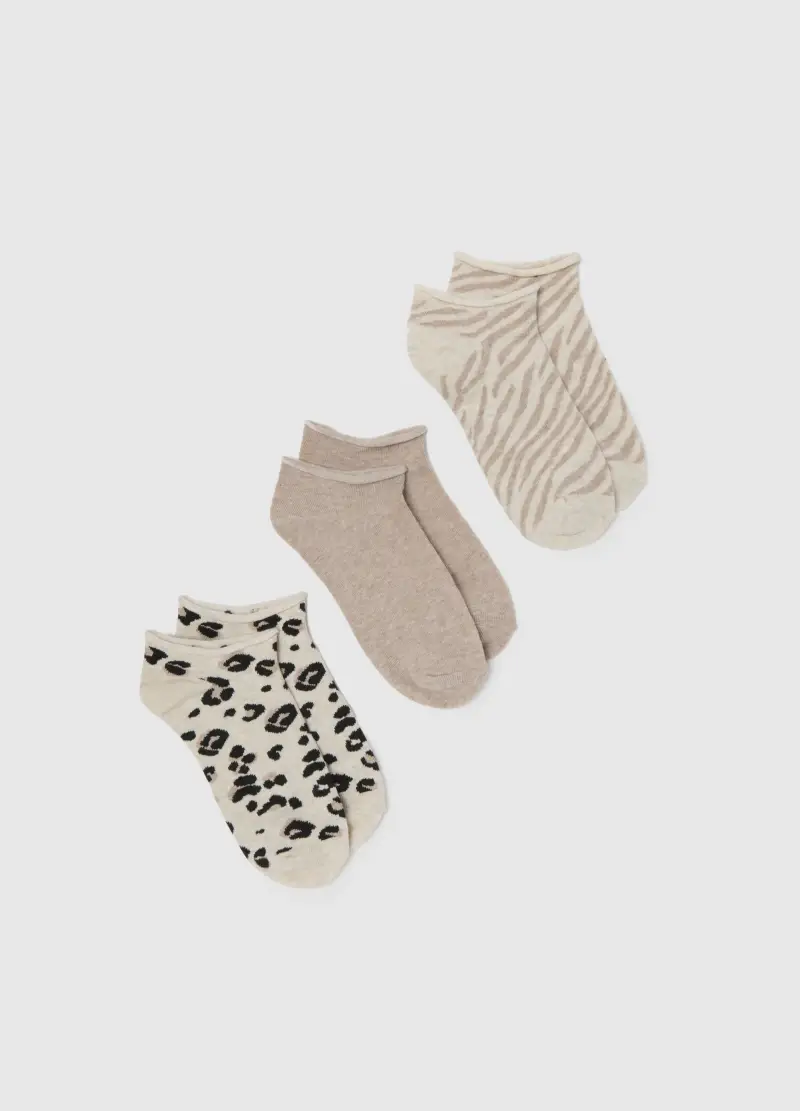 OVS , Multipack Calzini In Cotone Multicolor Elasticizzati, Donna, Multicolor