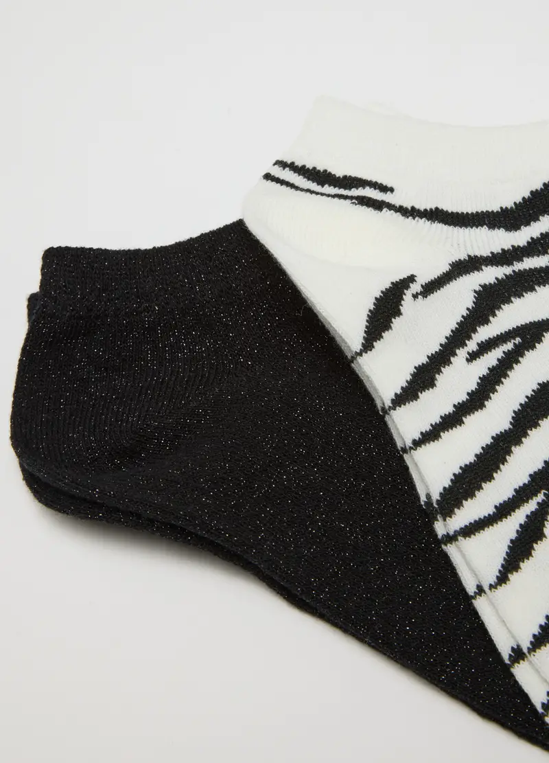 OVS, Multipack Calzini In Cotone Multicolor Elasticizzati, Donna, Multicolor miniatura 3