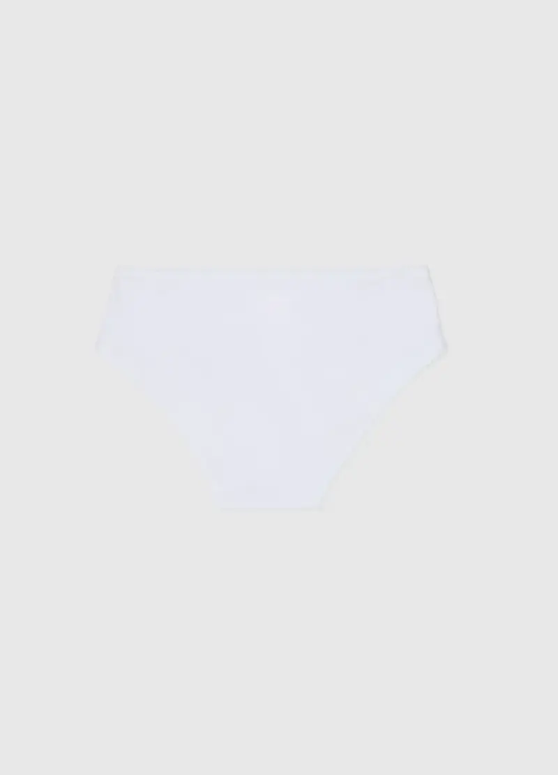 OVS, Mutandine Bianche Da Bambina In Cotone Elasticizzato Regular Fit, Unisex, Bianco miniatura 2