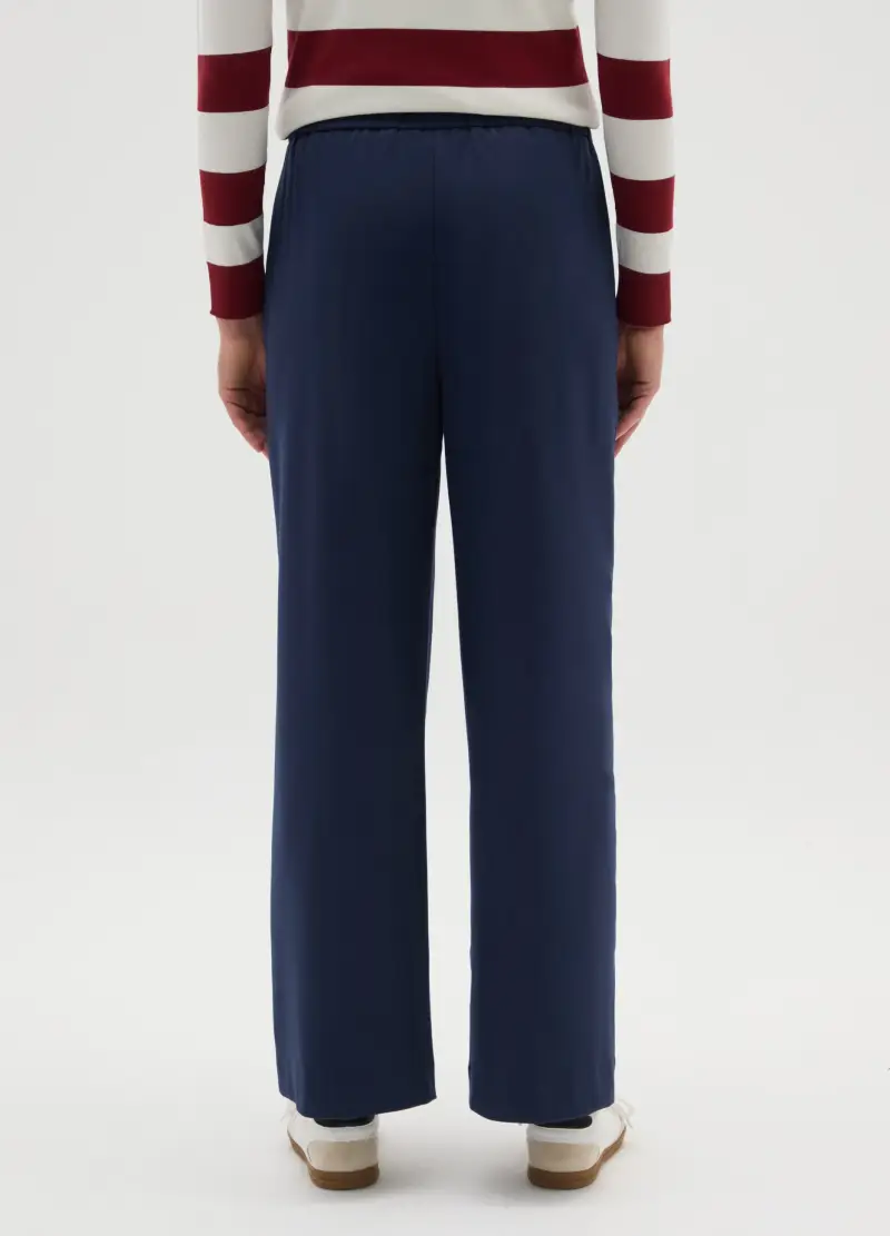 OVS, Pantaloni Blu Wide Leg, Donna, Blu miniatura 3