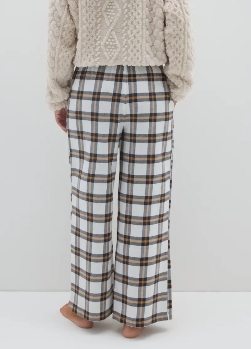 OVS, Pantaloni Del Pigiama In Misto Cotone Marroni, Donna, Multicolor miniatura 3