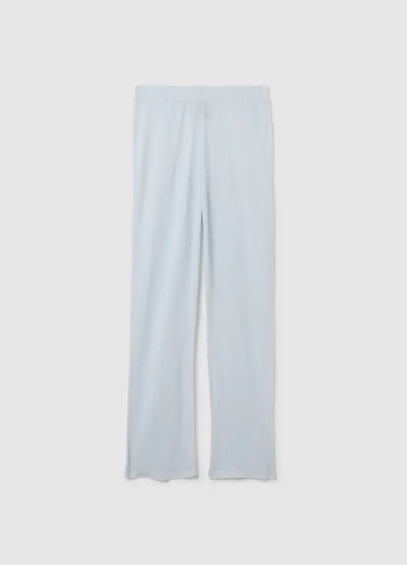 OVS , Pantaloni In Puro Viscosa Multicolor Regular Fit, Donna, Multicolor