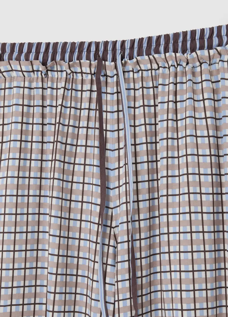 OVS, Pantaloni Per Pigiama A Quadri Multicolor Regular Fit, Donna, Multicolor miniatura 2