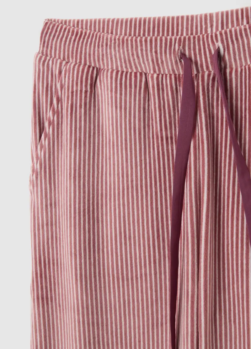 OVS, Pantaloni Pigiama A Righe Rosa Con Coulisse Regolabile, Donna, Rosa miniatura 2
