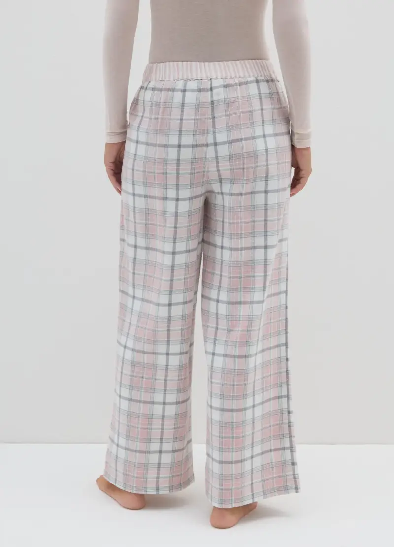 OVS, Pantaloni Pigiama In Misto Cotone Multicolor Regular Fit, Donna, Multicolor miniatura 3