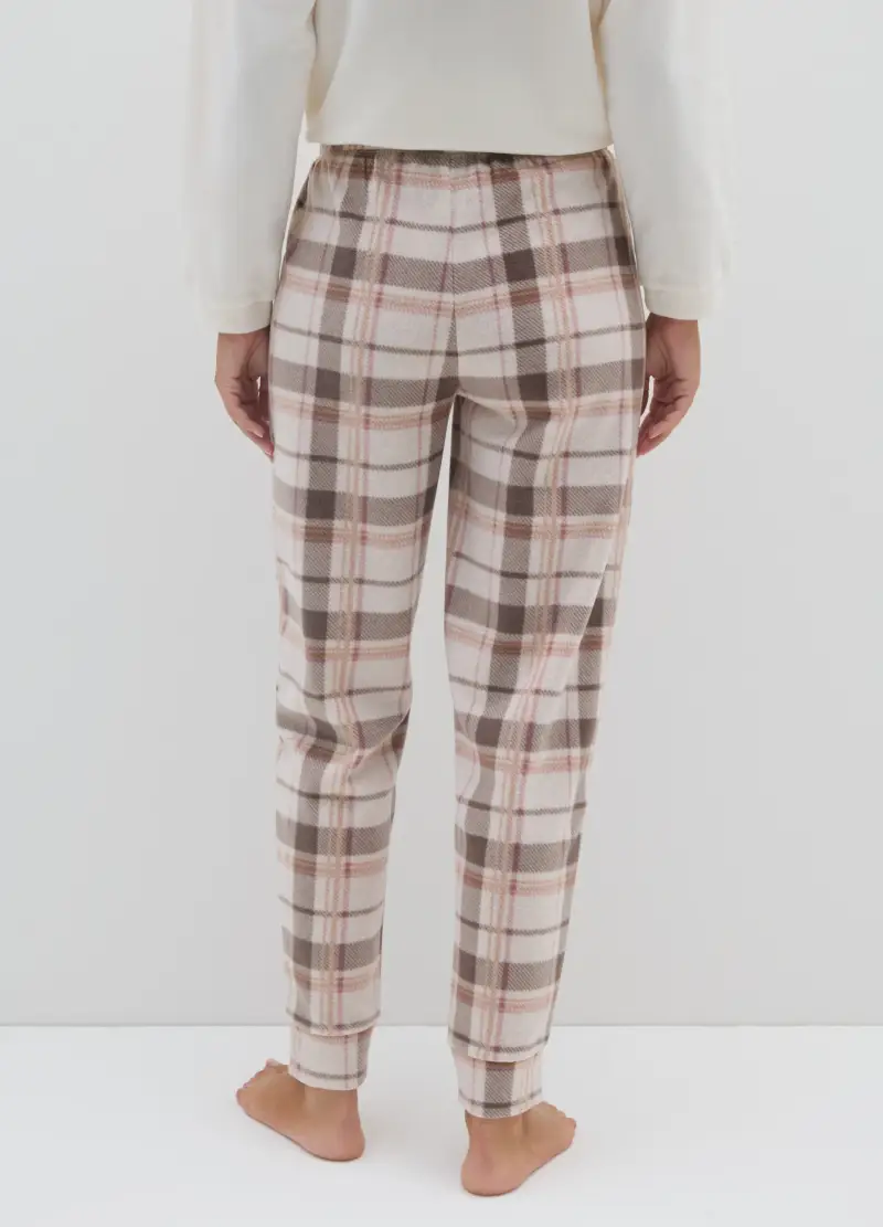 OVS, Pantaloni Pigiama In Pile Rosa, Donna, Multicolor miniatura 3