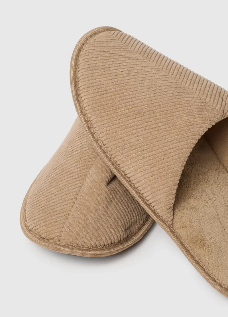 OVS HOUSEBRAND Pantofole Uomo Beige 2827807 miniatura 3