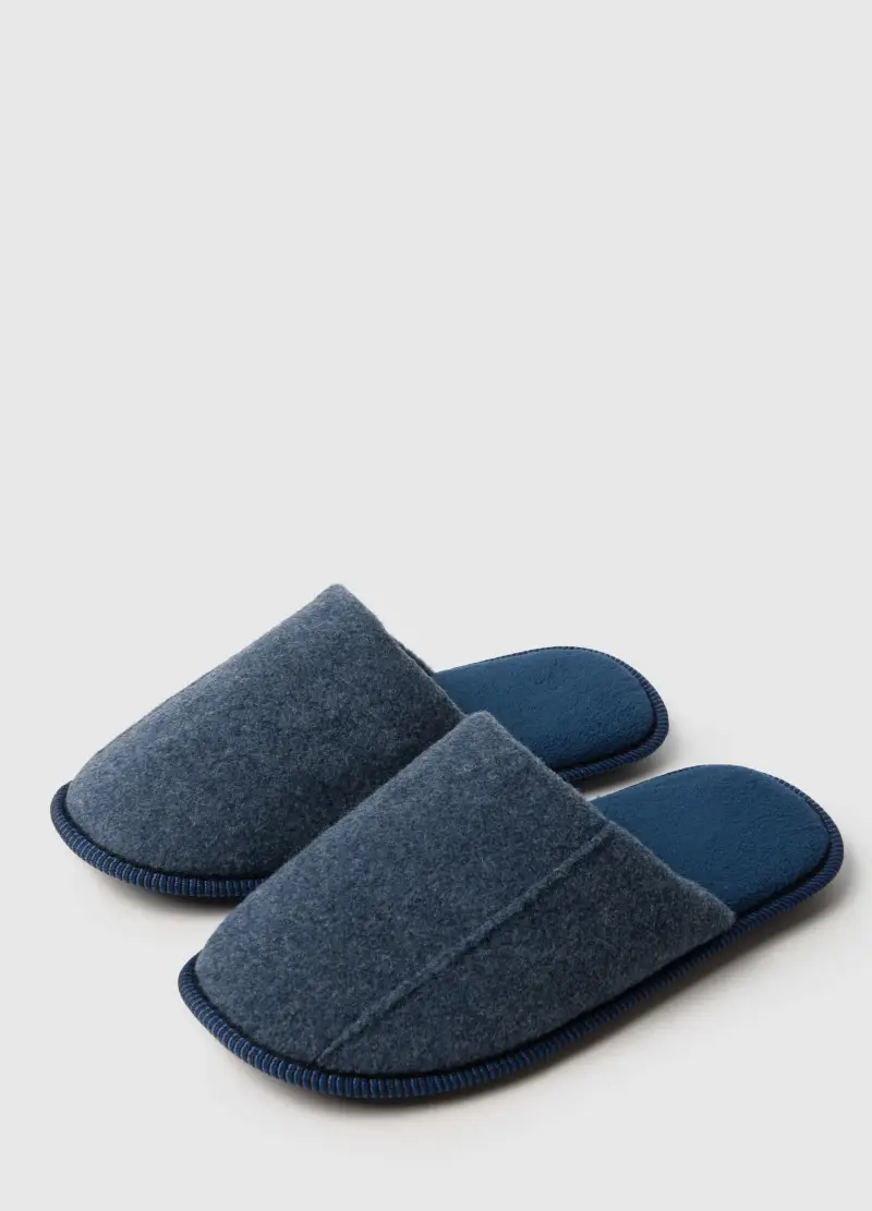 OVS HOUSEBRAND Pantofole Uomo Blu 2757231 miniatura 3