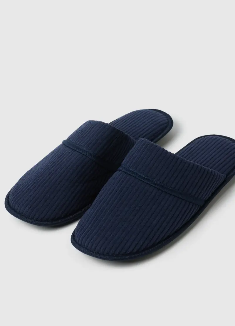 OVS HOUSEBRAND Pantofole Uomo Blu 2827804 miniatura 2