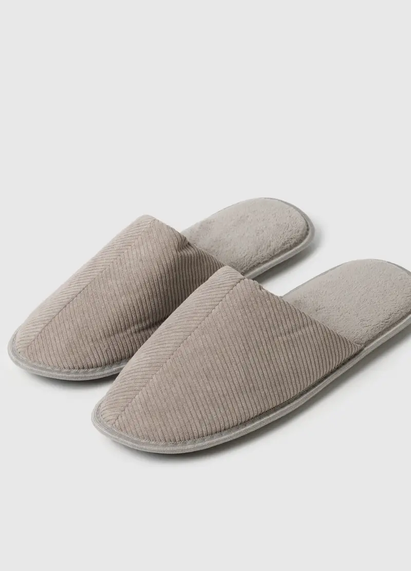 OVS HOUSEBRAND Pantofole Uomo Beige 2827808 miniatura 2