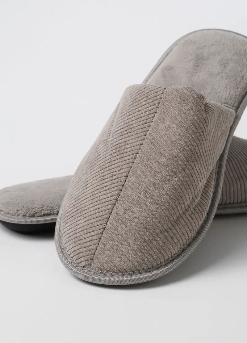 OVS HOUSEBRAND Pantofole Uomo Beige 2827808 miniatura 3