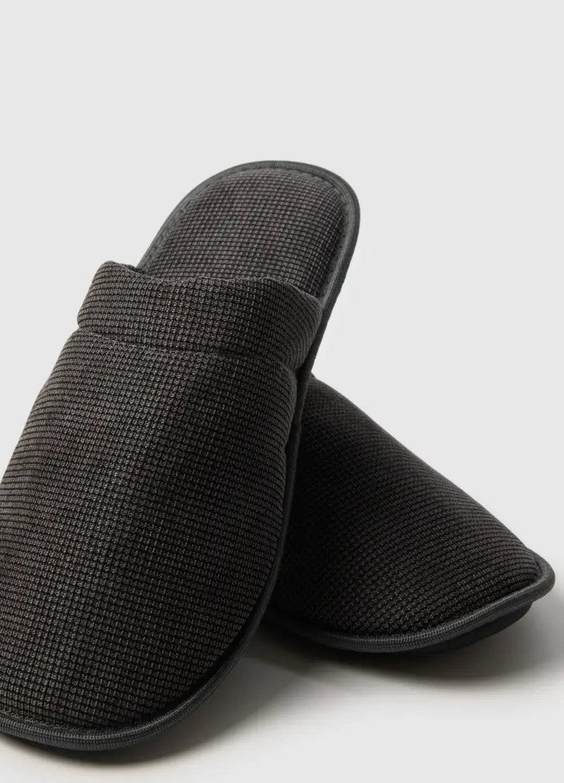 OVS HOUSEBRAND Pantofole Uomo Nero 2757229 miniatura 2