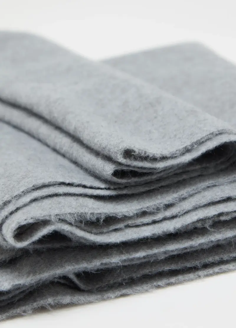 OVS, Pashmina Tinta Unita Con Frange, Donna, Grigio miniatura 2