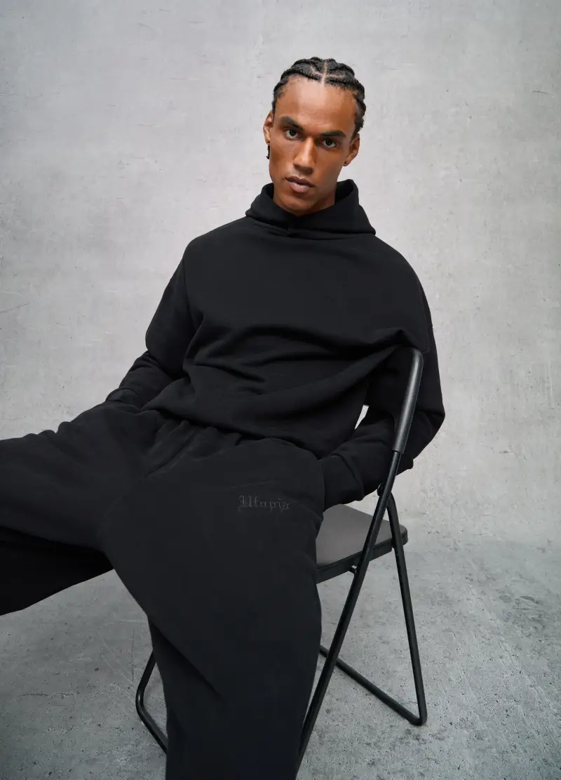 OVS, Perfect Hoodie Black, Uomo, Nero miniatura 3