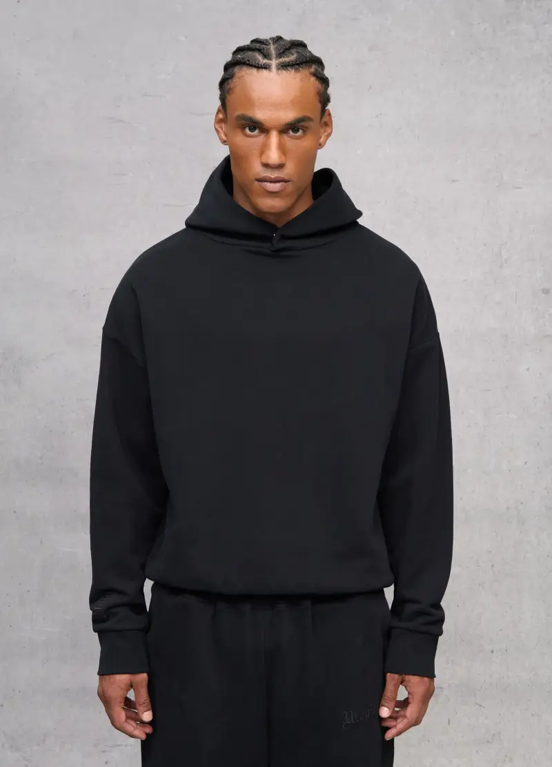 OVS , Perfect Hoodie Black, Uomo, Nero