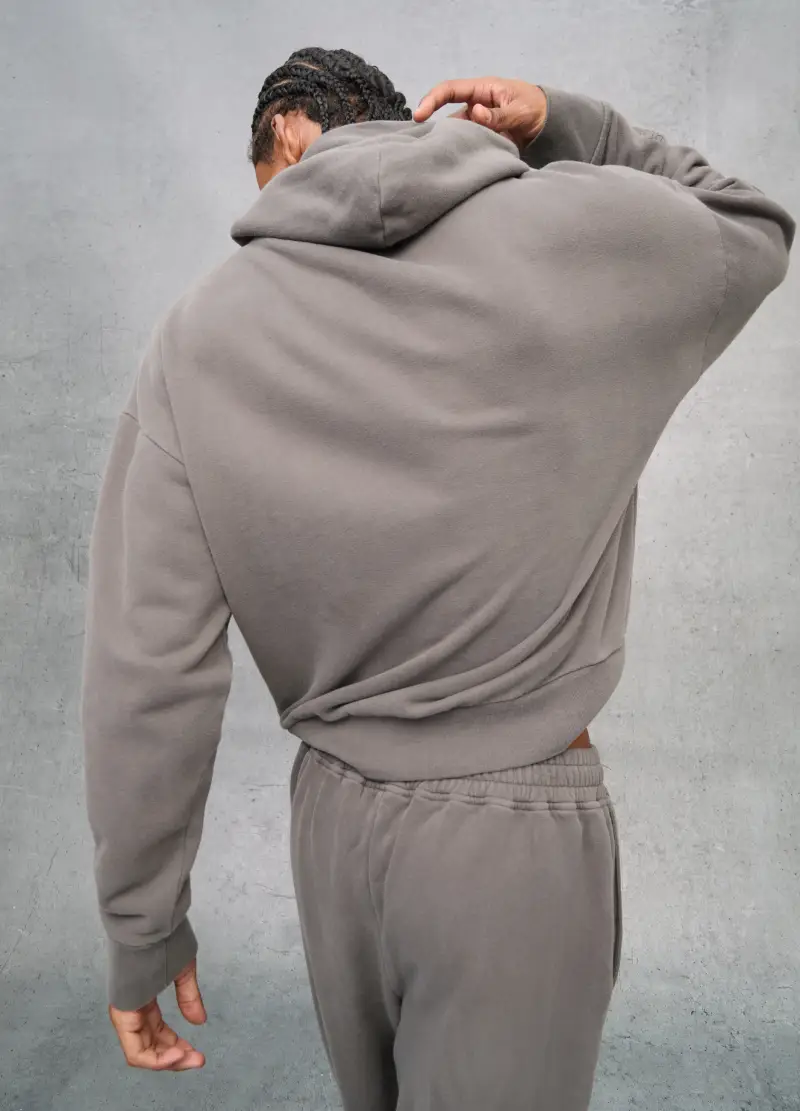 OVS, Perfect Hoodie Military Green, Uomo, Verde miniatura 2