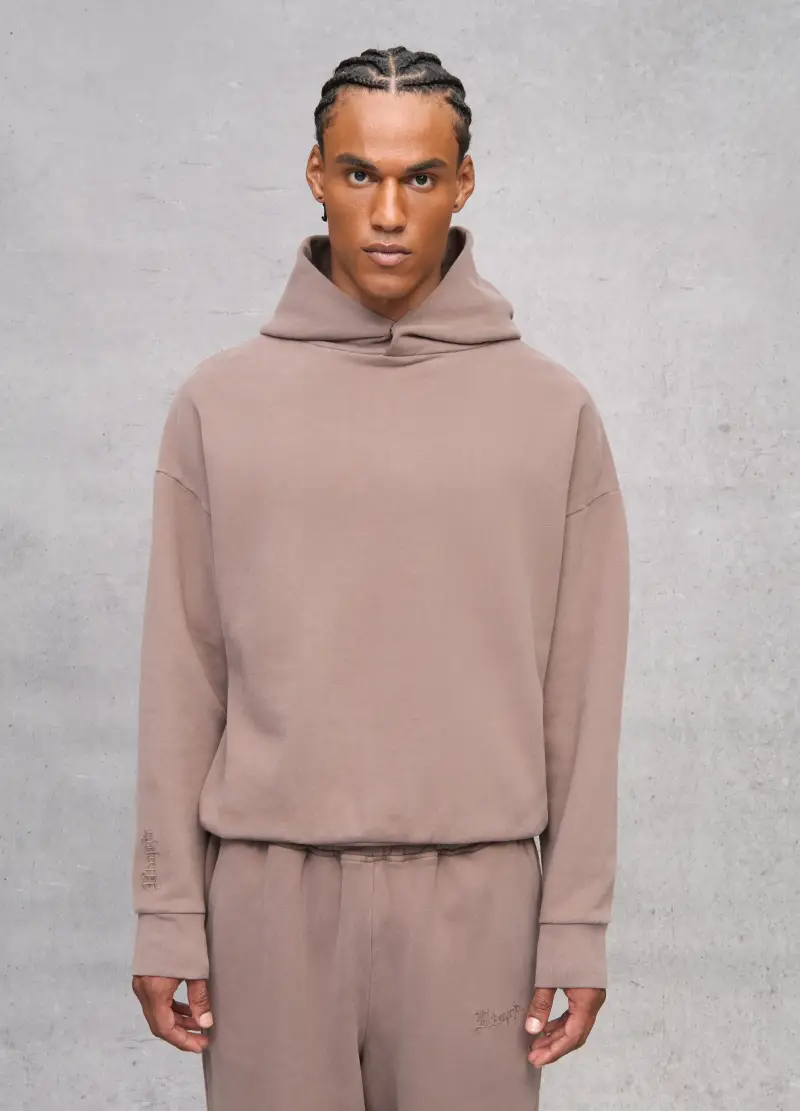 OVS, Perfect Hoodie Mocha, Uomo, Marrone miniatura 2