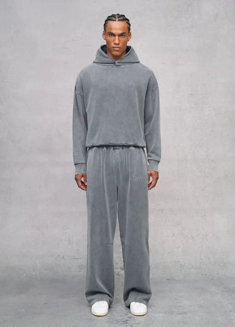 OVS, Perfect Hoodie Vintage Grey, Uomo, Grigio miniatura 3