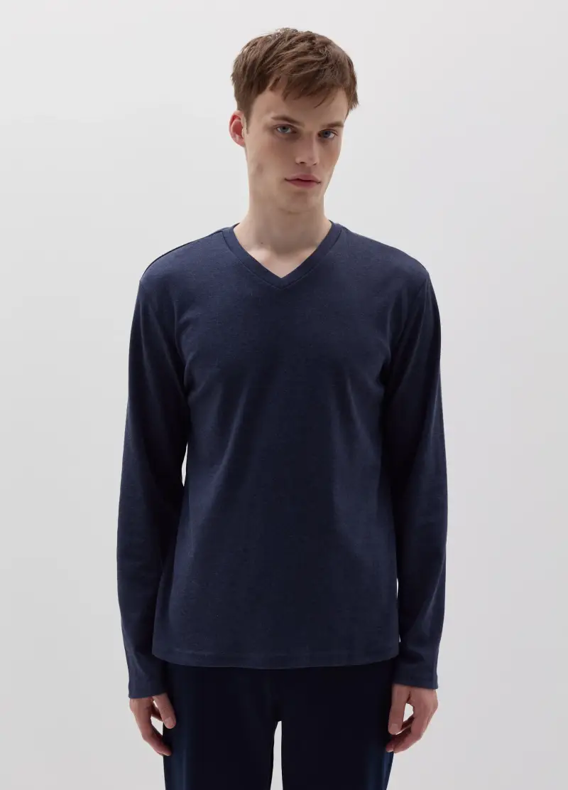 OVS HOUSEBRAND Top Uomo Blu 2824234 miniatura 2