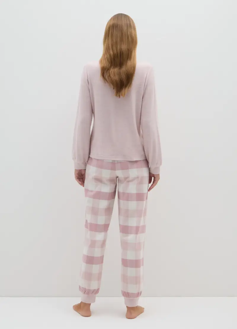 OVS, Pigiama Multicolor A Quadri Regular Fit, Donna, Multicolor miniatura 3