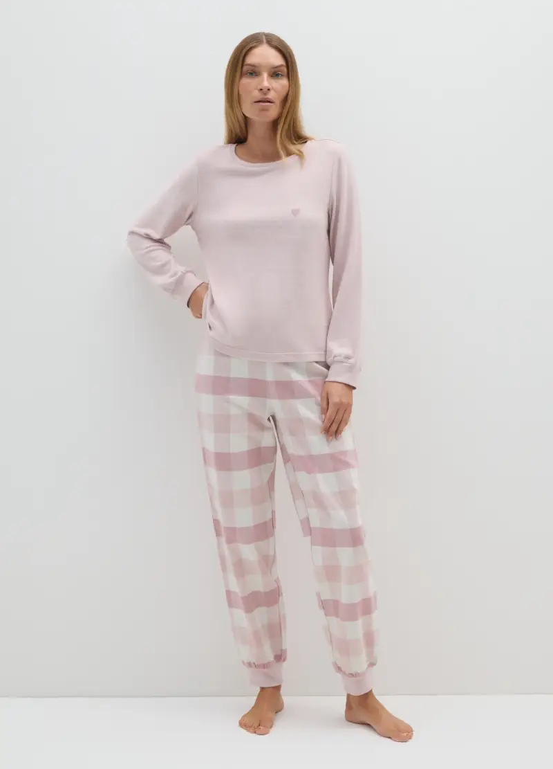 OVS , Pigiama Multicolor A Quadri Regular Fit, Donna, Multicolor