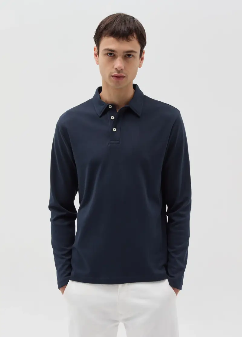 OVS HOUSEBRAND Polo Uomo Blu 2735436 miniatura 2