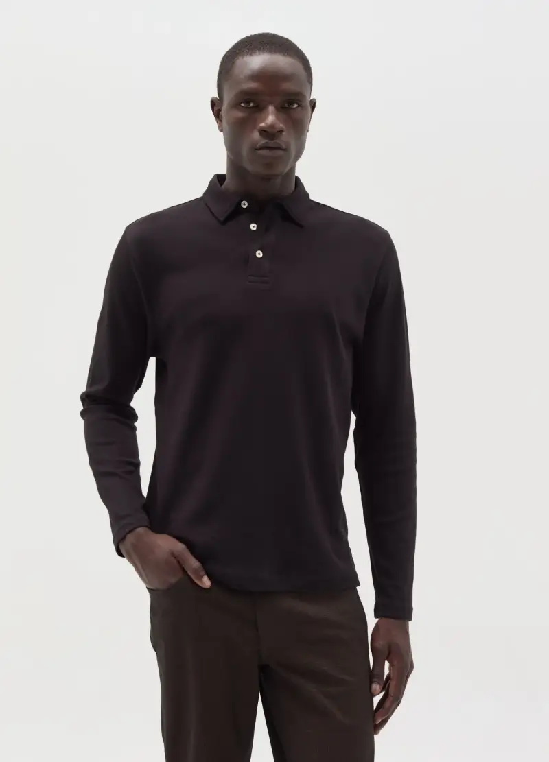 OVS HOUSEBRAND Polo Uomo Nero 2735437 miniatura 2